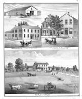 American House, Isaac Glaze, O.K. Corbitt, Elijah Allen, Fayette County 1875